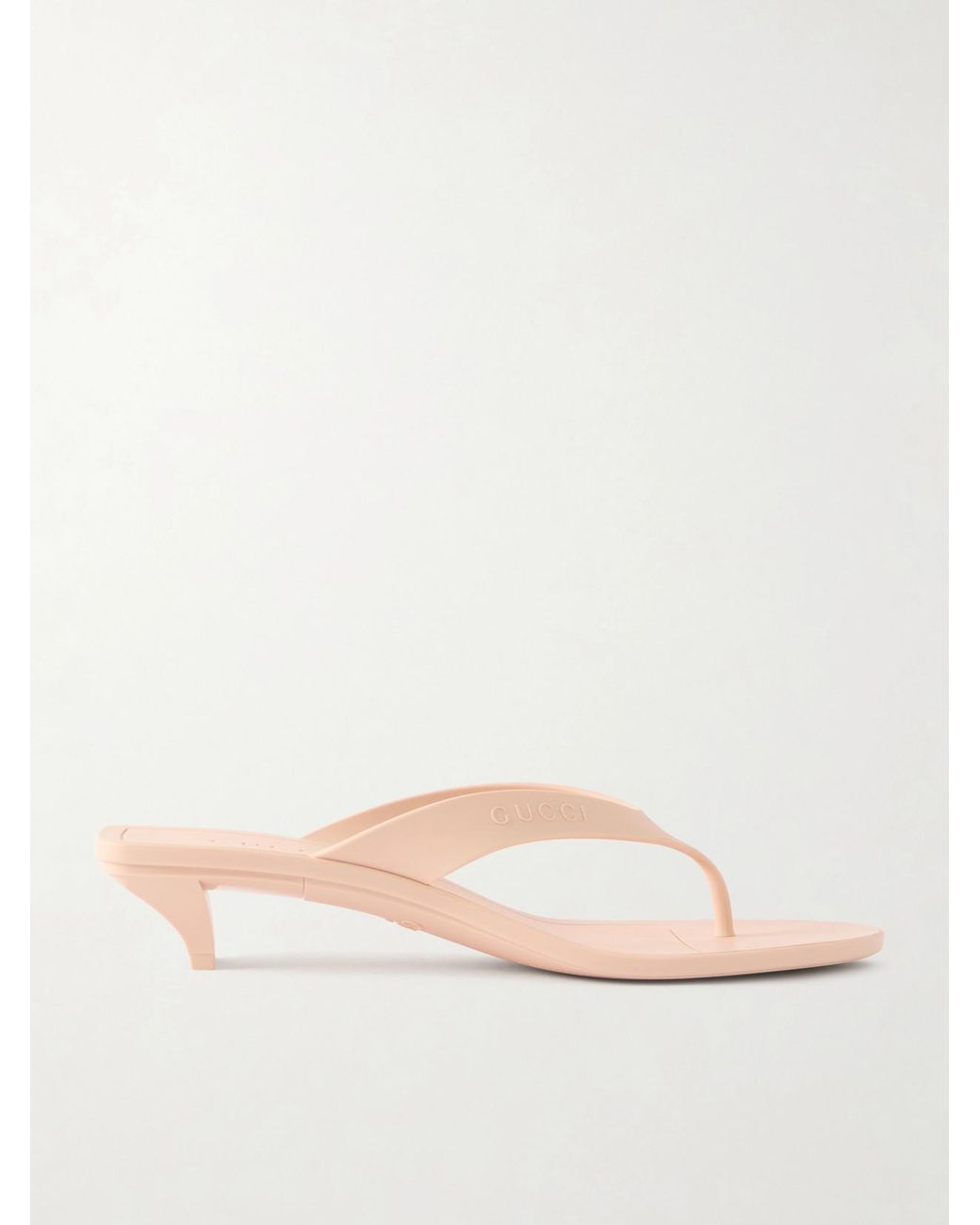 Gucci Natural Rubber Sandals