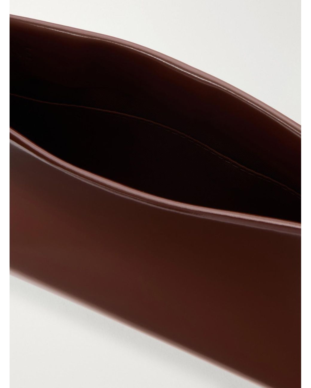 Faune Brown Bra Leather Shoulder Bag