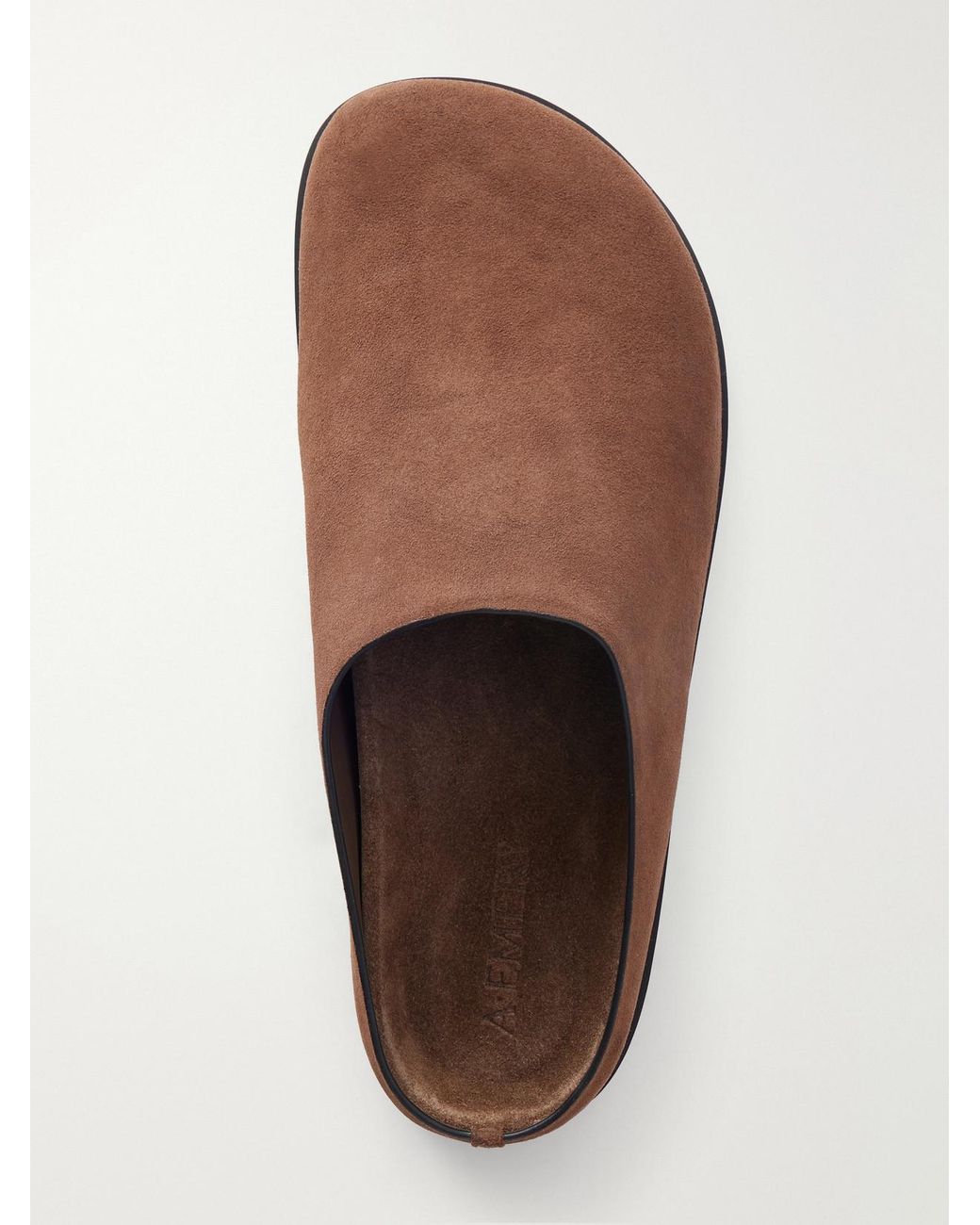 A.Emery Brown Lou Leather Clogs