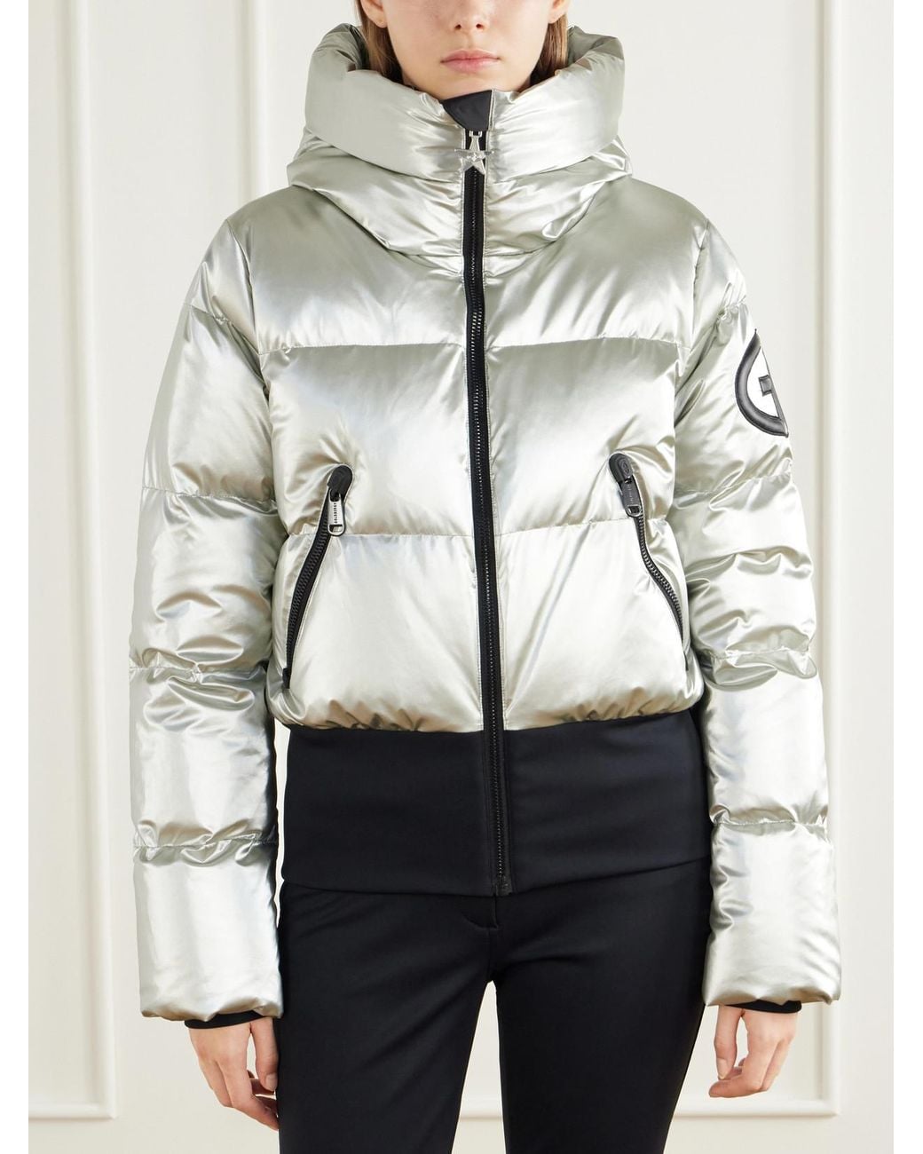 Goldbergh Gray Bombardino Hooded Ski Jacket