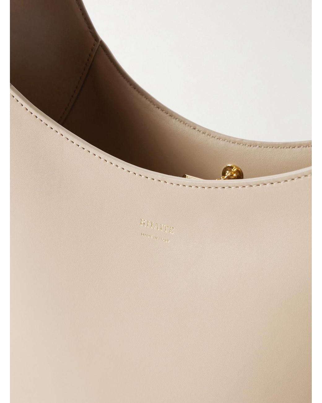 Khaite Natural Joan Large Leather Tote