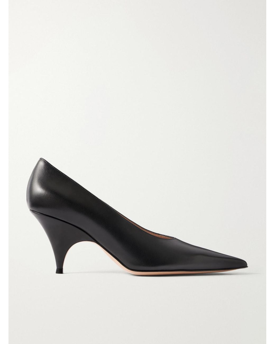 Gianvito Rossi Black Sofia 70 Leather Pumps