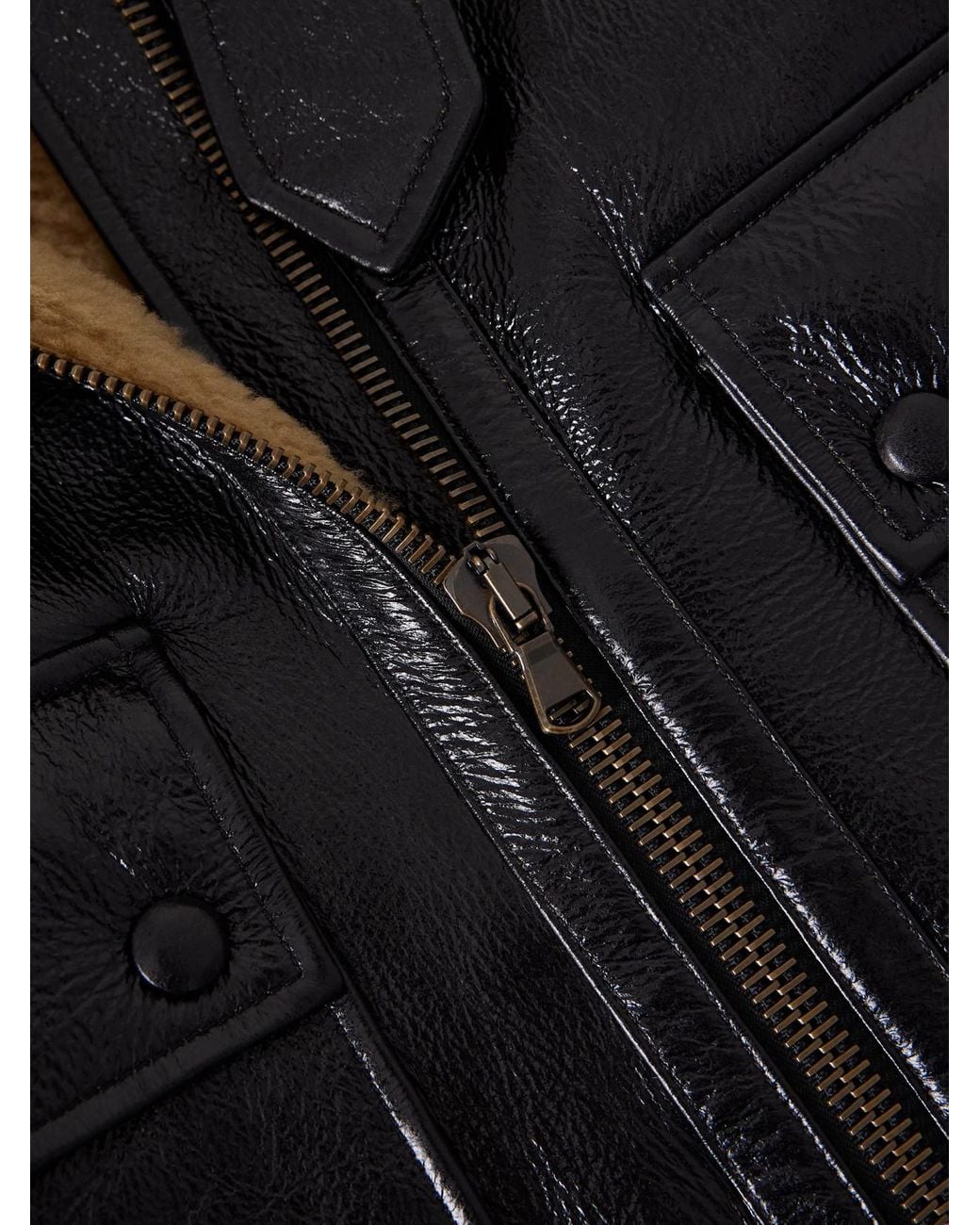 Veronica Beard Black Danika Shearling Jacket