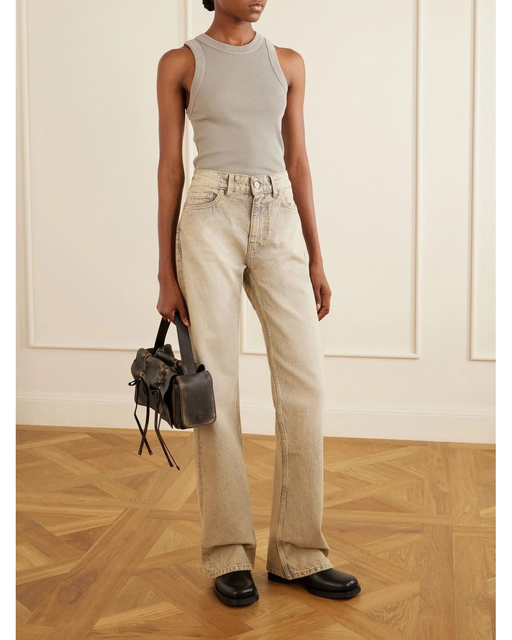Our Legacy Natural Boot Cut Mid-Rise Flared Jeans