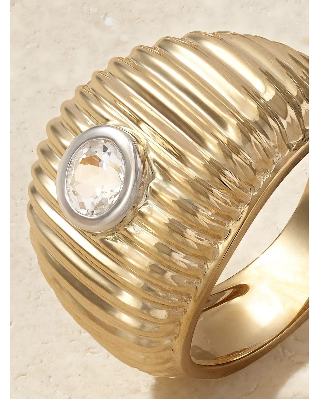 Yvonne Léon Natural 9-Karat Topaz Ring