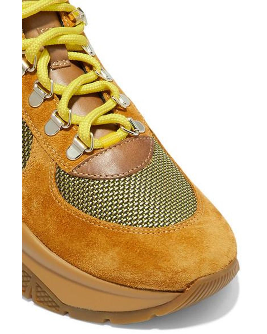 Jimmy Choo Inca High-top Sneakers in Yellow | Lyst
