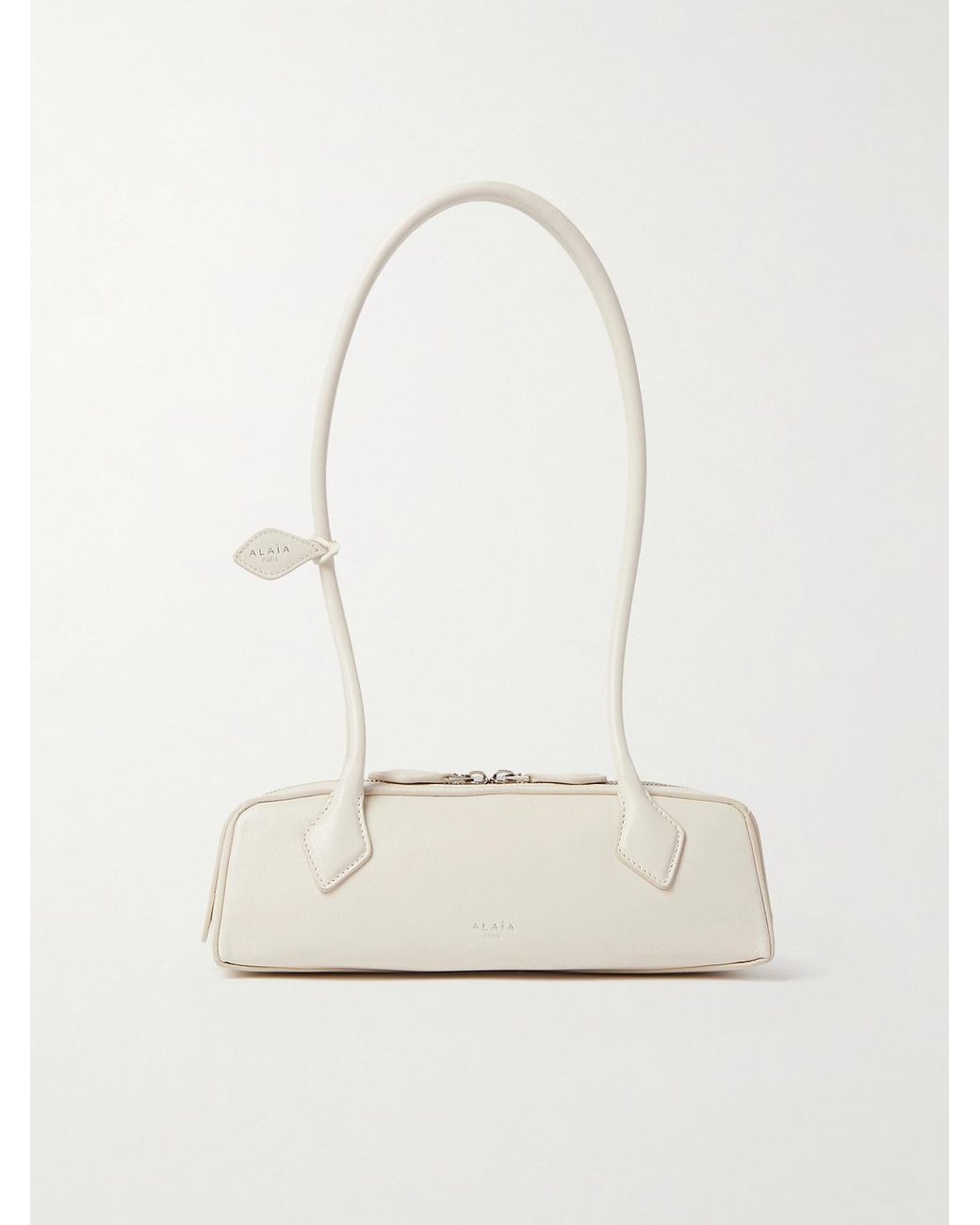 Alaïa Natural Le Teckel Small Leather Shoulder Bag