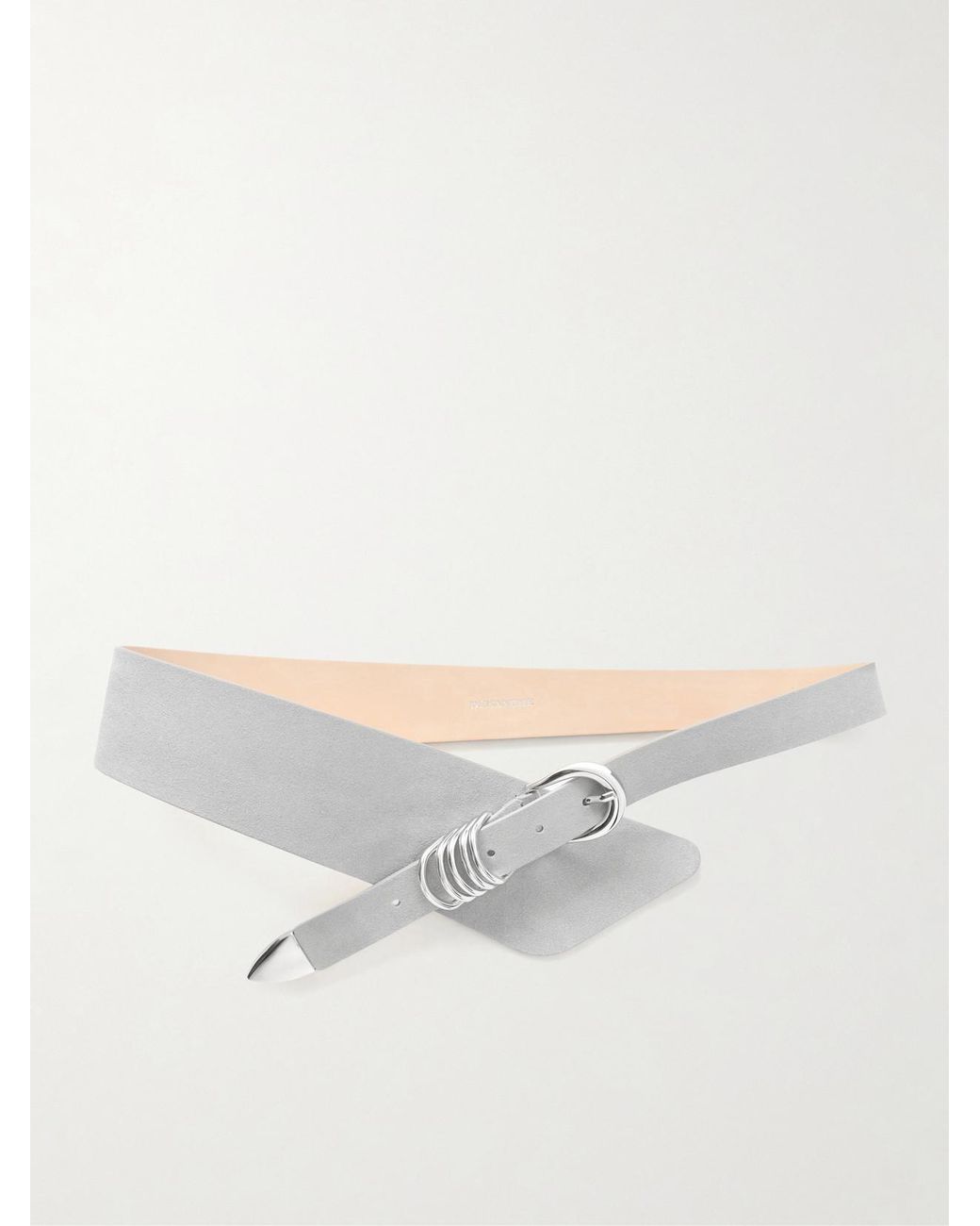 DEHANCHE White Alcott Suede Belt