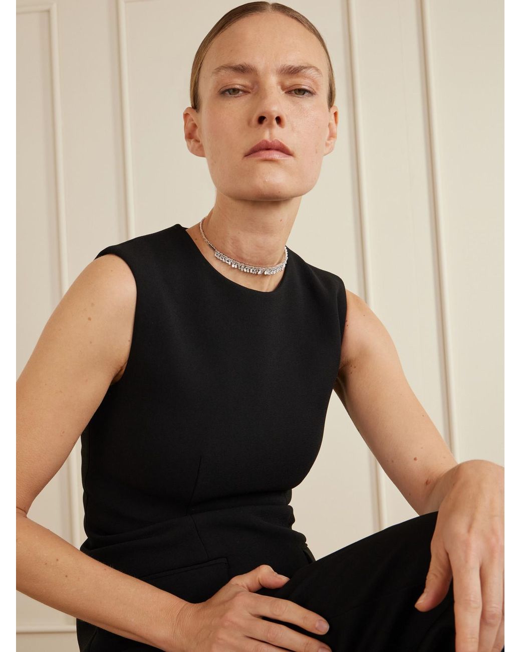 Suzanne Kalan Natural 18-Karat Diamond Necklace