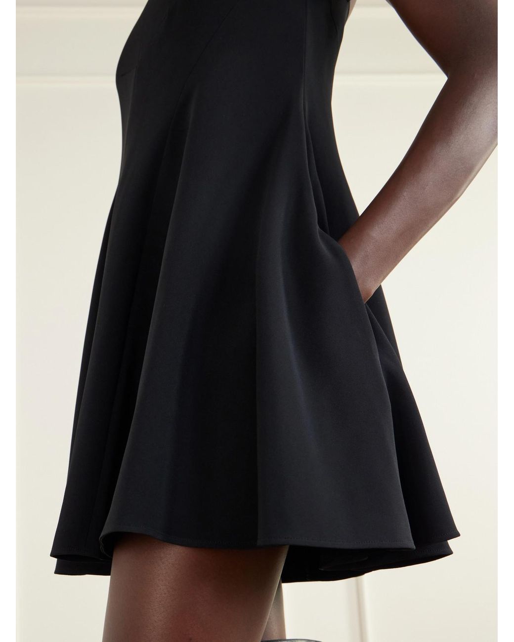 Givenchy Blue Stretch-Cady Mini Dress