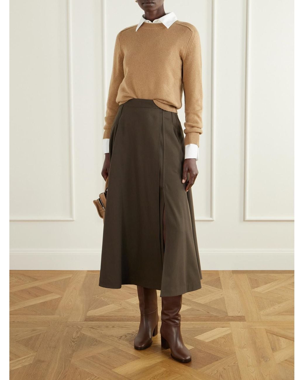 Burberry Natural Cashmere-Blend Sweater