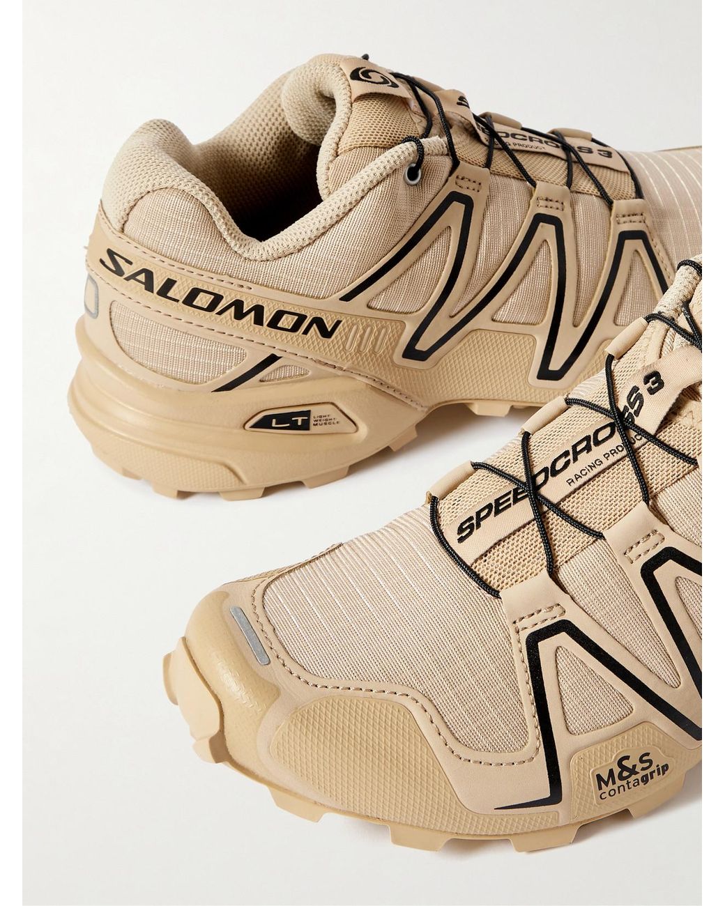 Salomon Speedcross 3 Rubber-Trimmed Ripstop Sneakers in Natural | Lyst