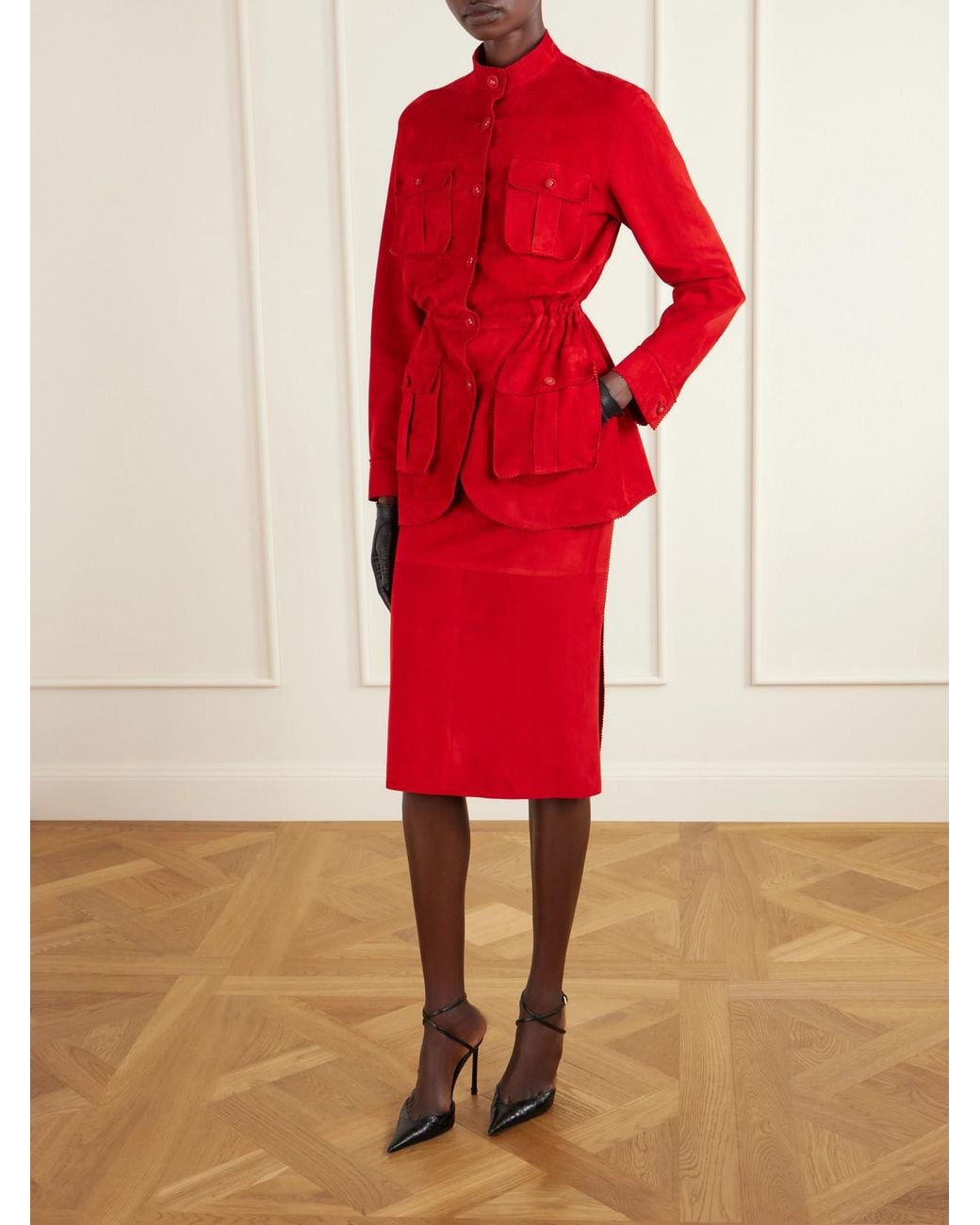 Tom Ford Gathered Suede Jacket