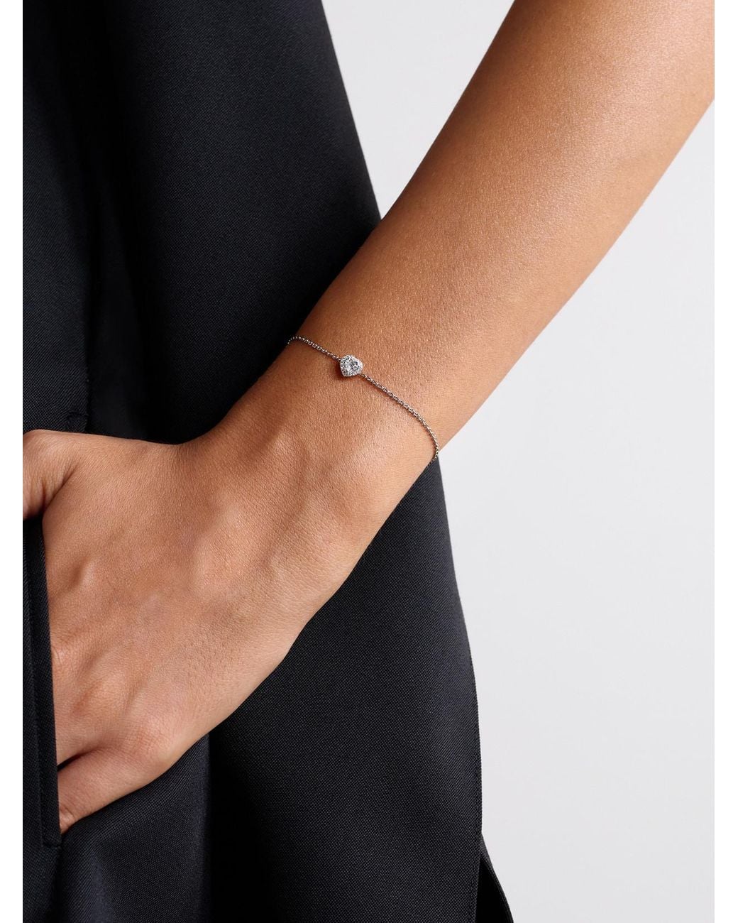 De Beers London Natural Aura Solitare -Karat Diamond Bracelet