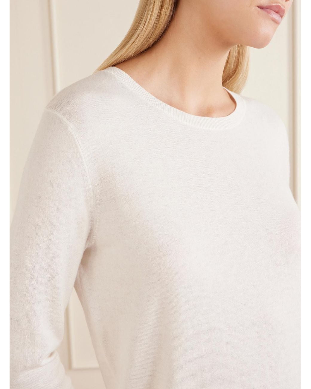 Lisa Yang White Maurie & Charlotta Cotton And Cashmere-Blend Sweater And Maxi Skirt Set