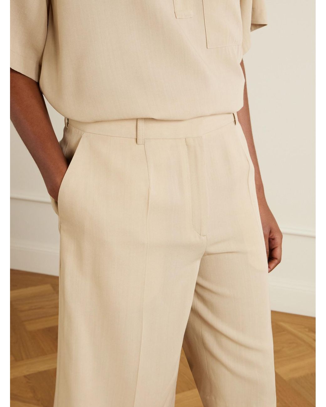 Totême Natural Woven Shorts