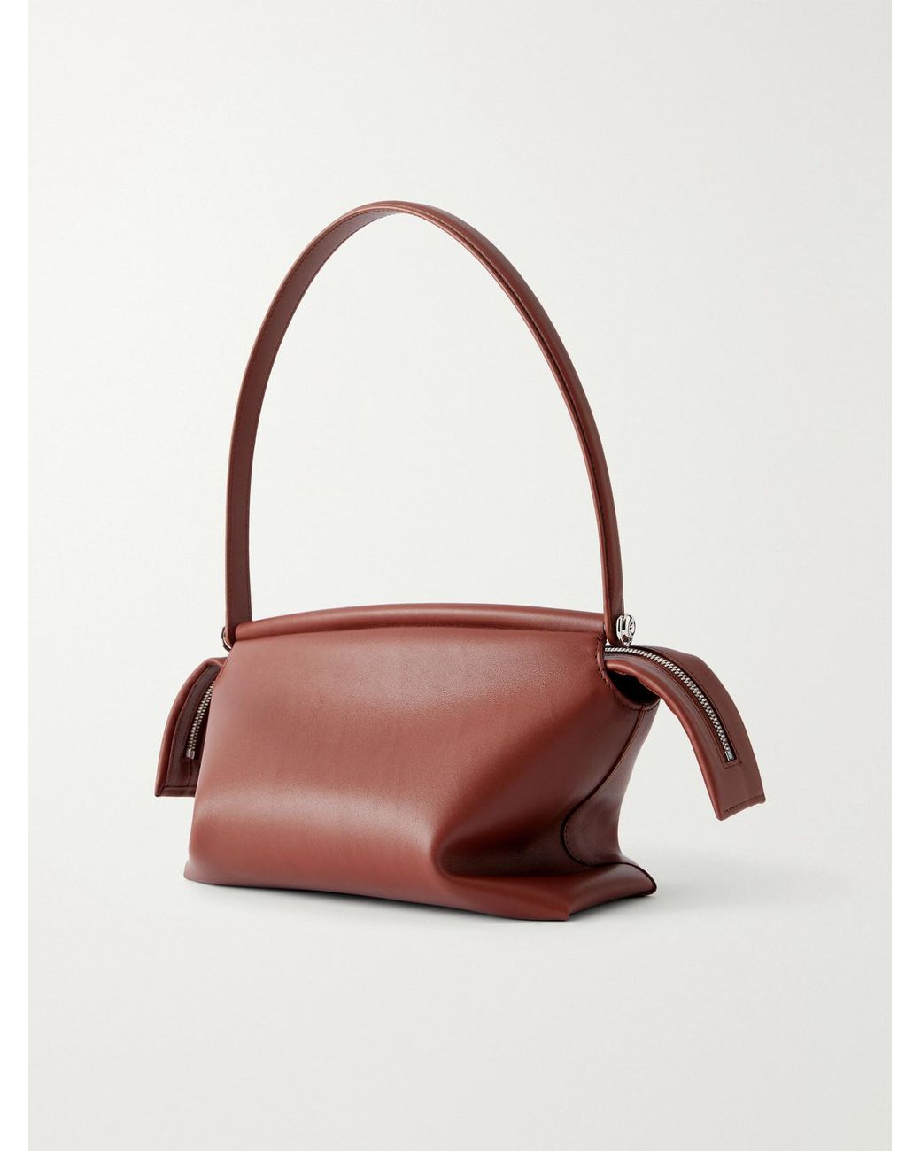 Loewe Red Whisker Leather Shoulder Bag