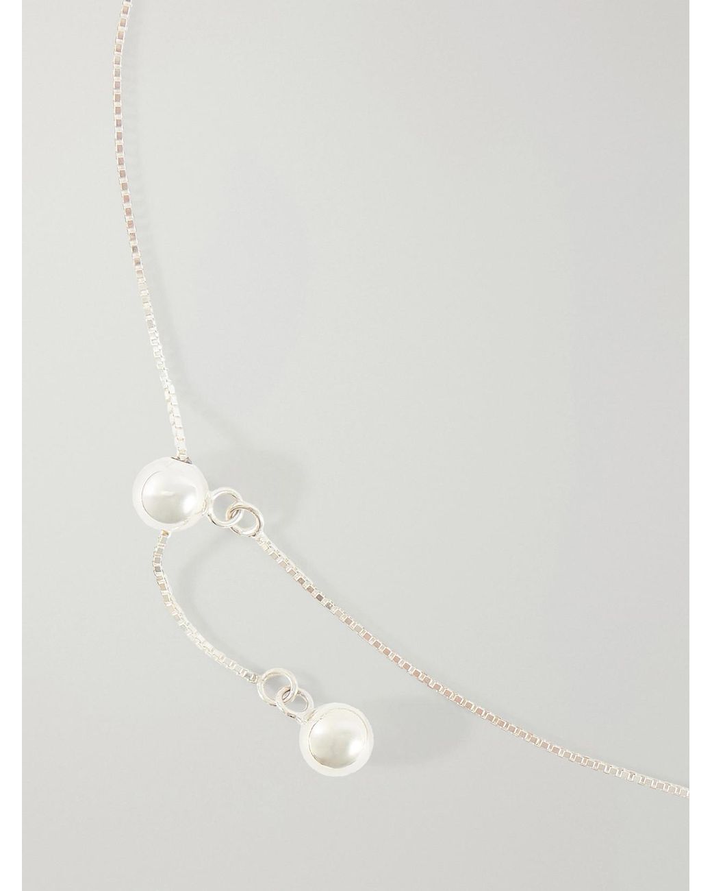 Camille Surault White Vada Sterling Necklace