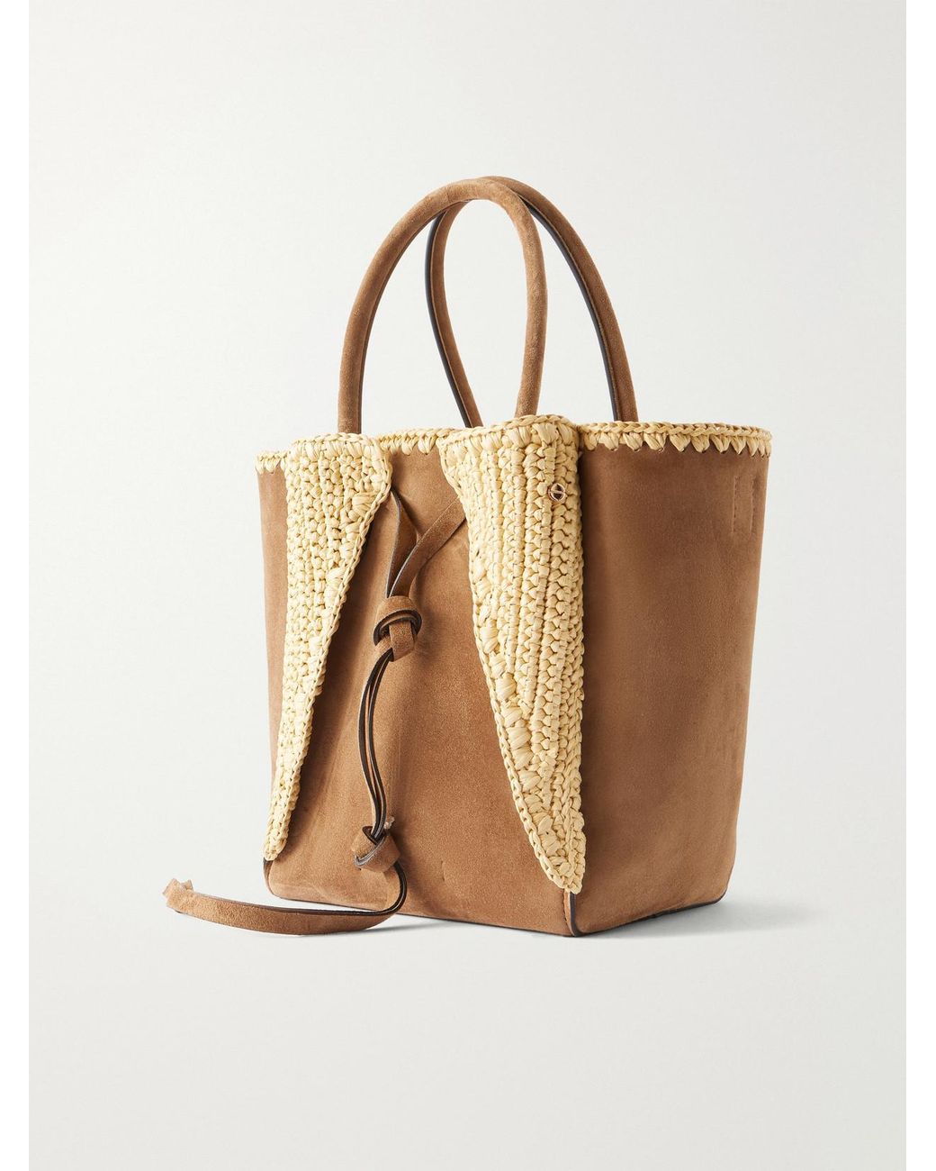 Gabriela Hearst Natural Marija Small Suede Tote