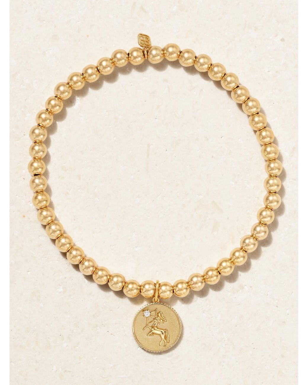 Sydney Evan Metallic Sagittarius 14-Karat Diamond Bracelet