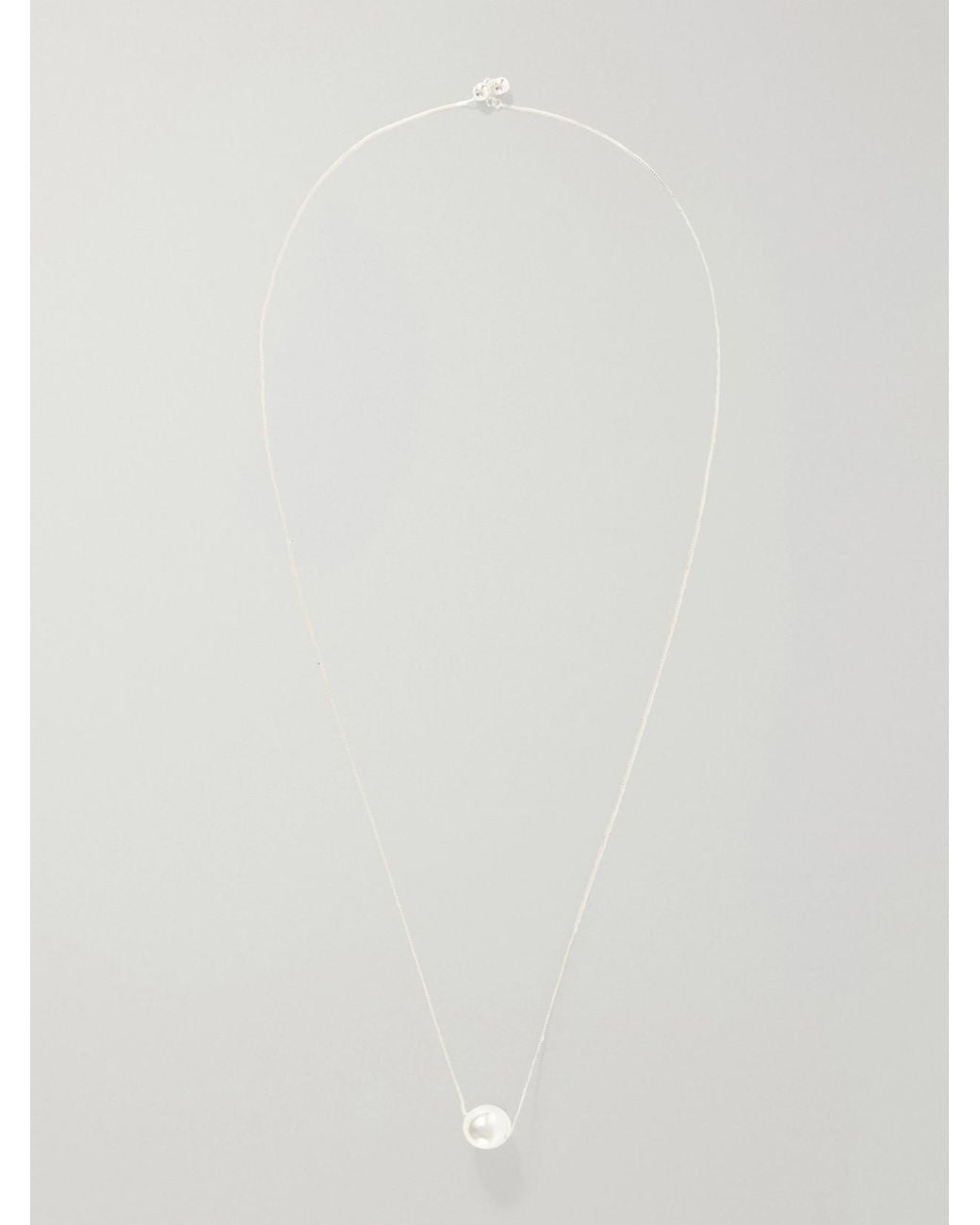 Camille Surault White Vada Sterling Necklace