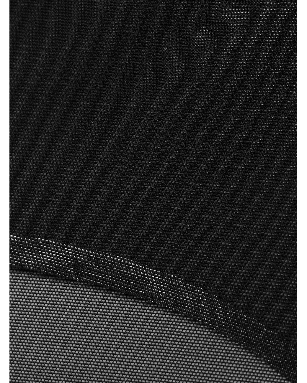 Commando Black Stretch-Mesh Briefs