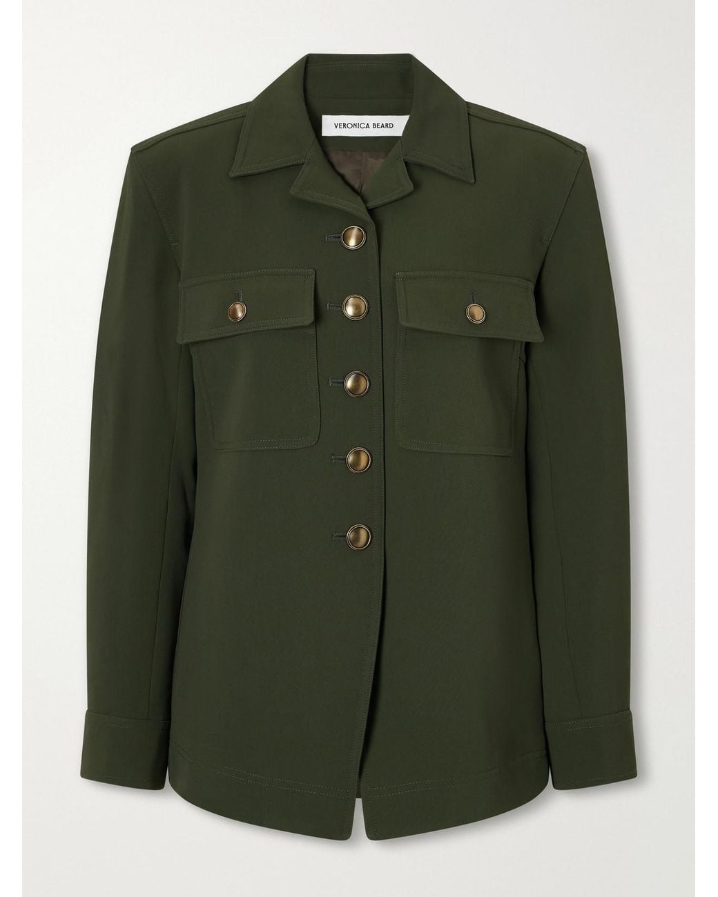 Veronica Beard Green Molyneaux Twill Jacket