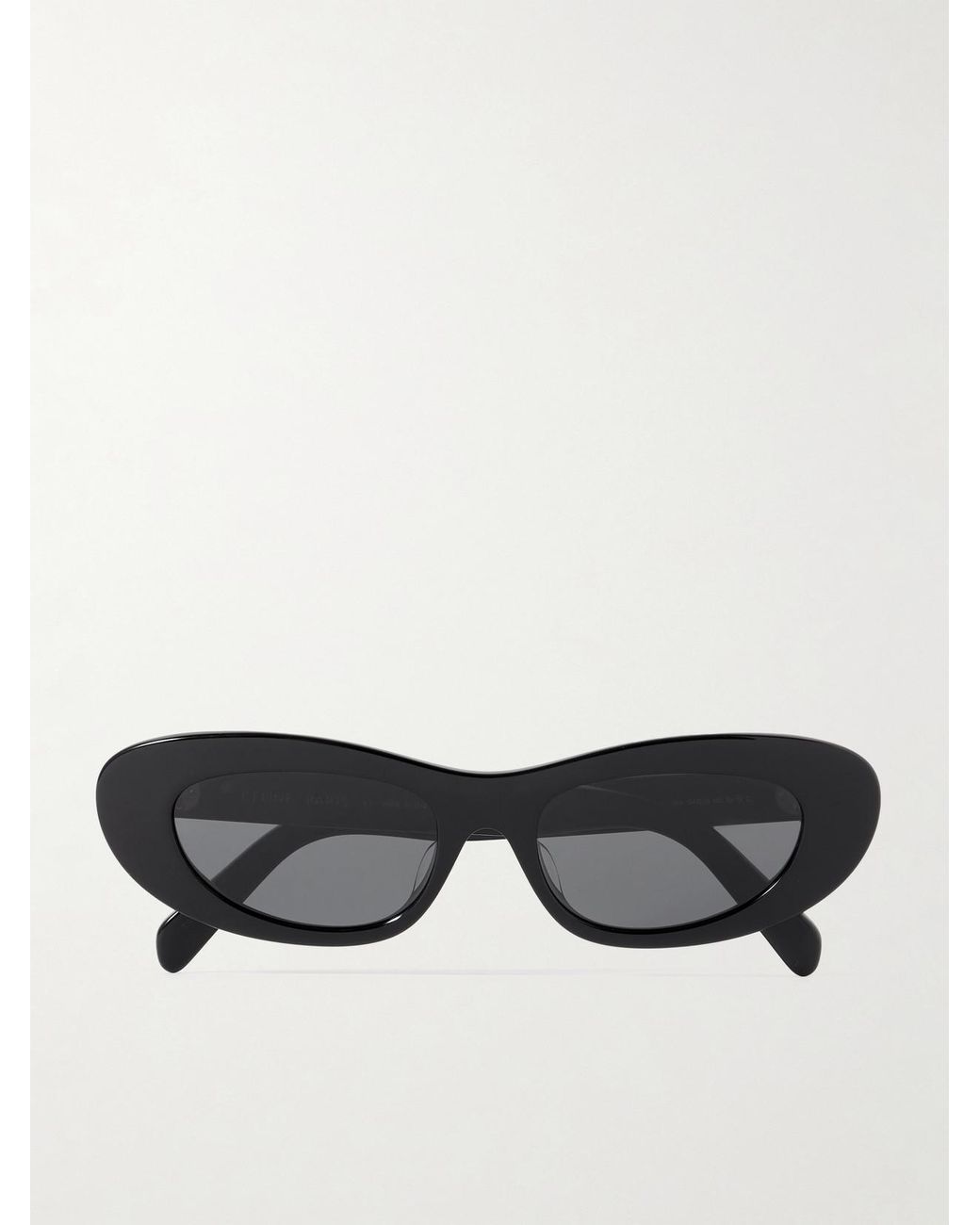 Céline Black Cat-Eye Acetate Sunglasses