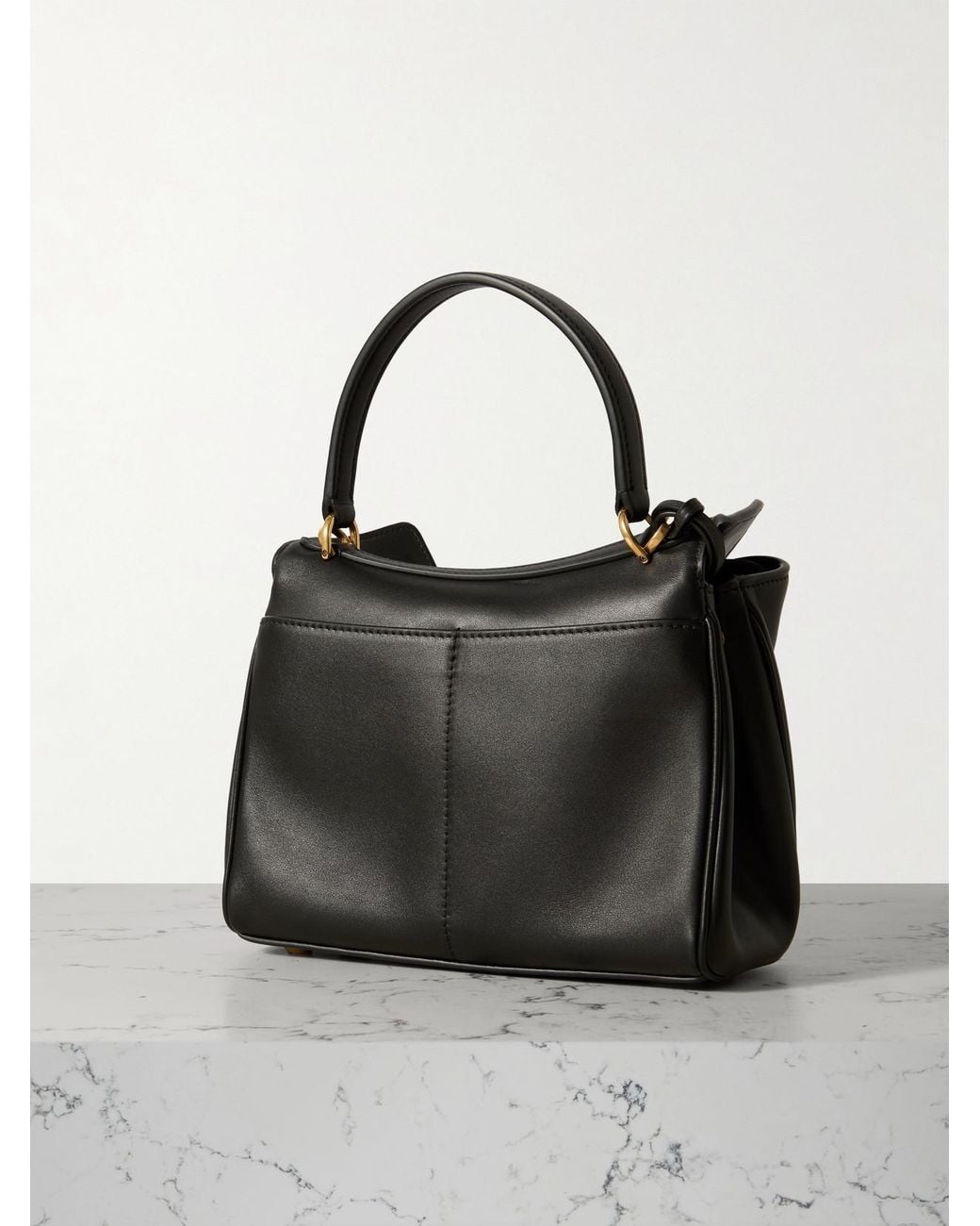Balenciaga Black Rodeo Mini Leather Top-Handle Bag