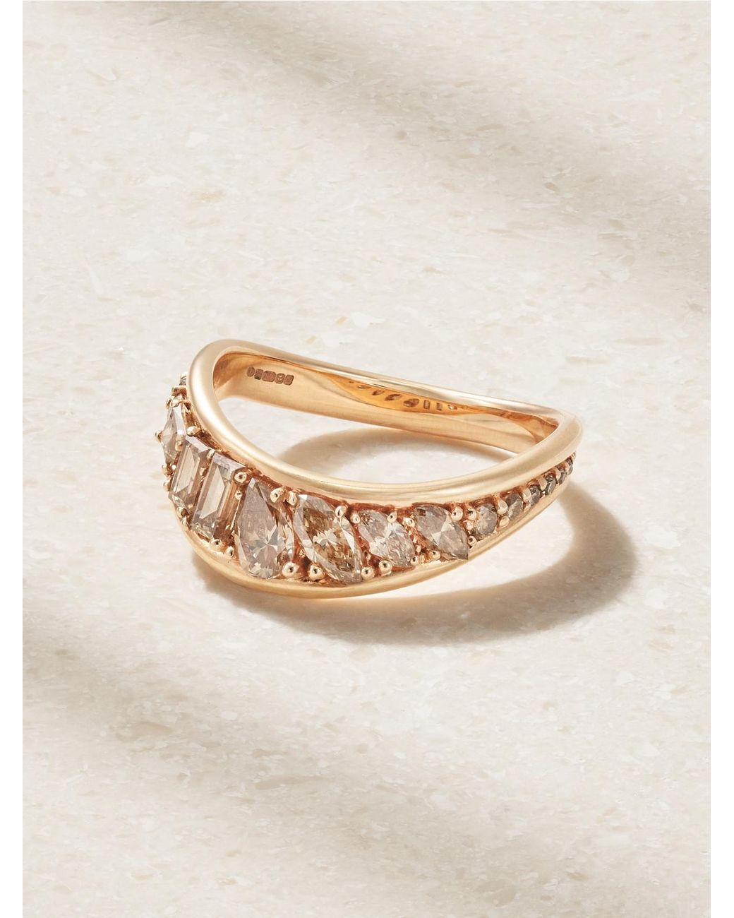Fernando Jorge Natural Stream Wave 18-Karat Diamond Ring