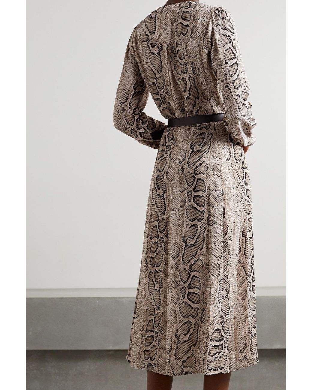 Snake Georgette Midi Dress Michael Kors #1 Snake Georgette Midi Dress Michael Kors