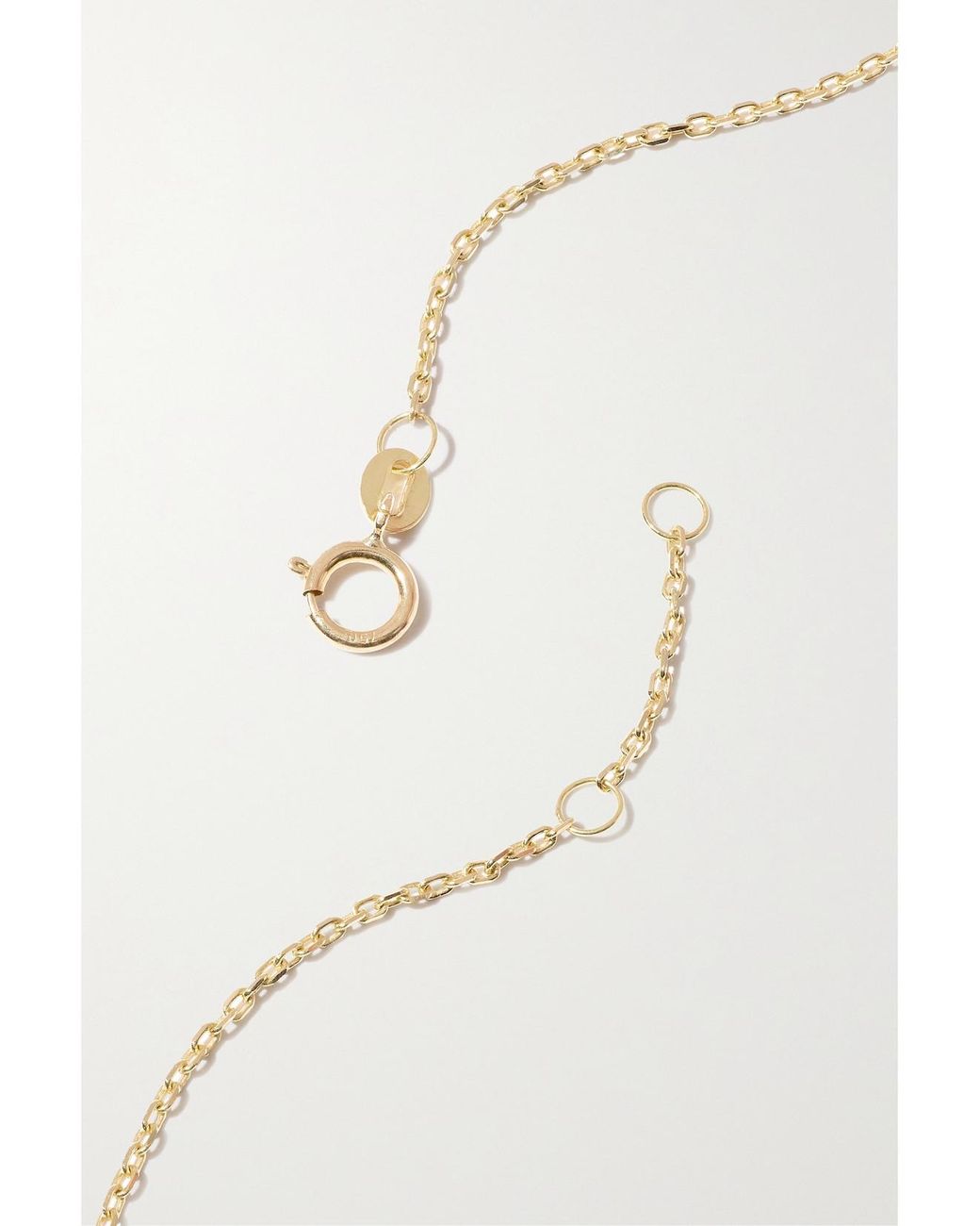 L'Atelier Nawbar Natural Cosmic Ibiza Mini 18-Karat, Malachite And Diamond Choker