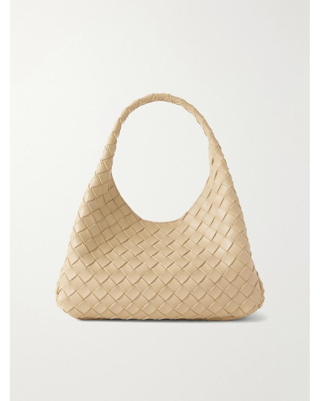Bottega Veneta Natural Campana Intrecciato Leather Tote