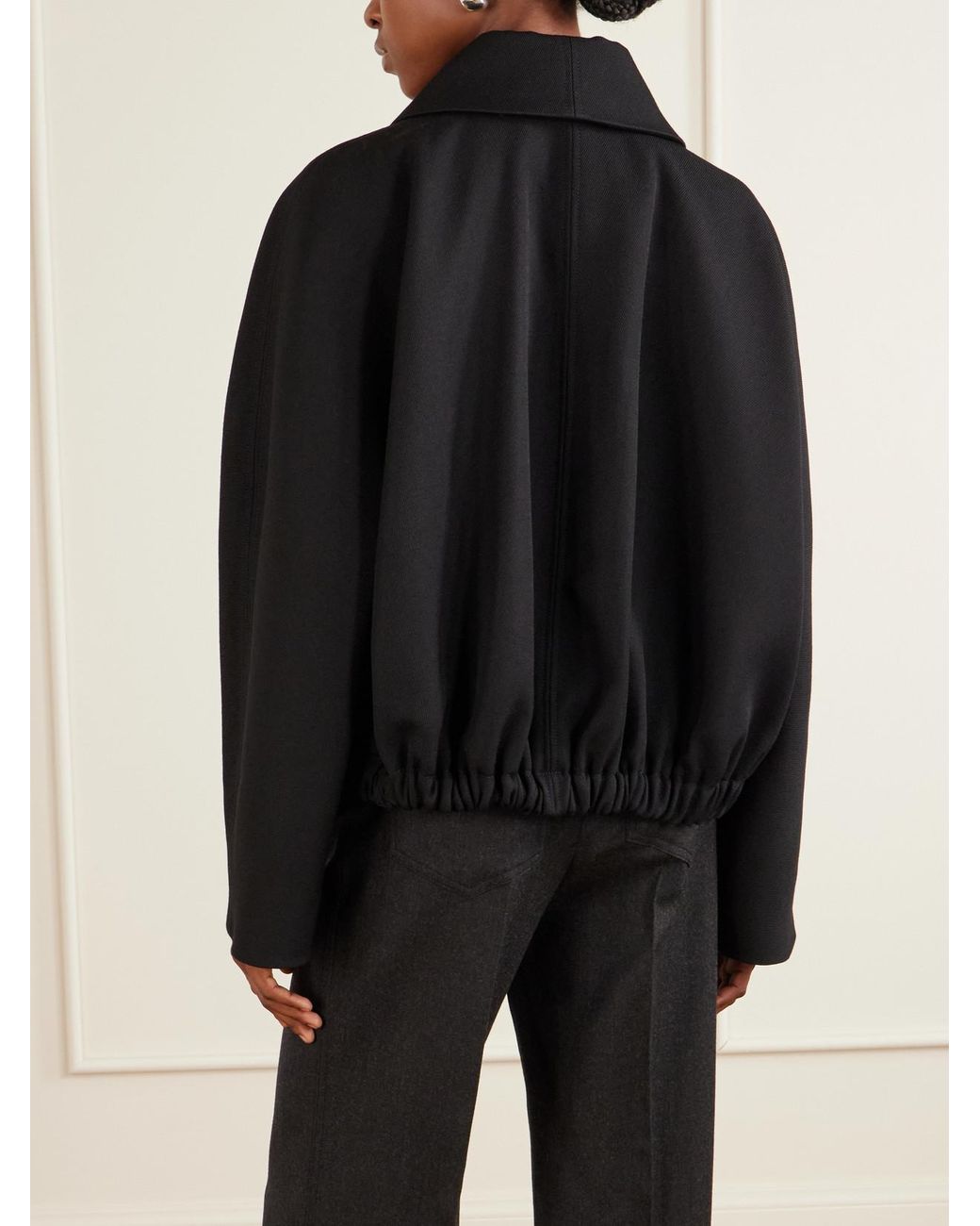 Victoria Beckham Black Arden Wool Jacket