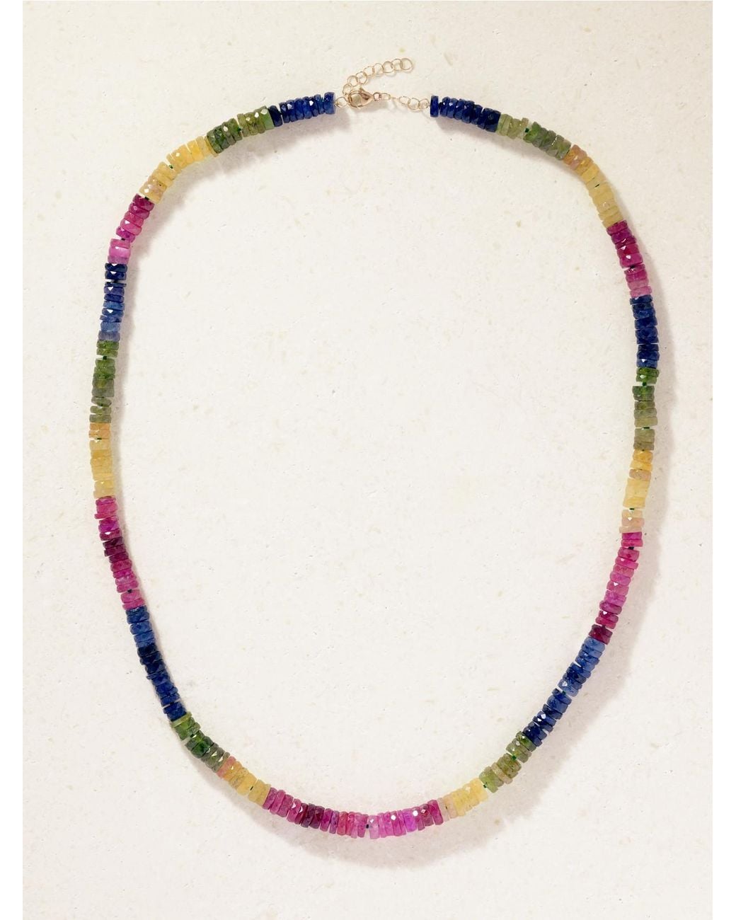 JIA JIA Natural Aurora 14-Karat Sapphire Necklace