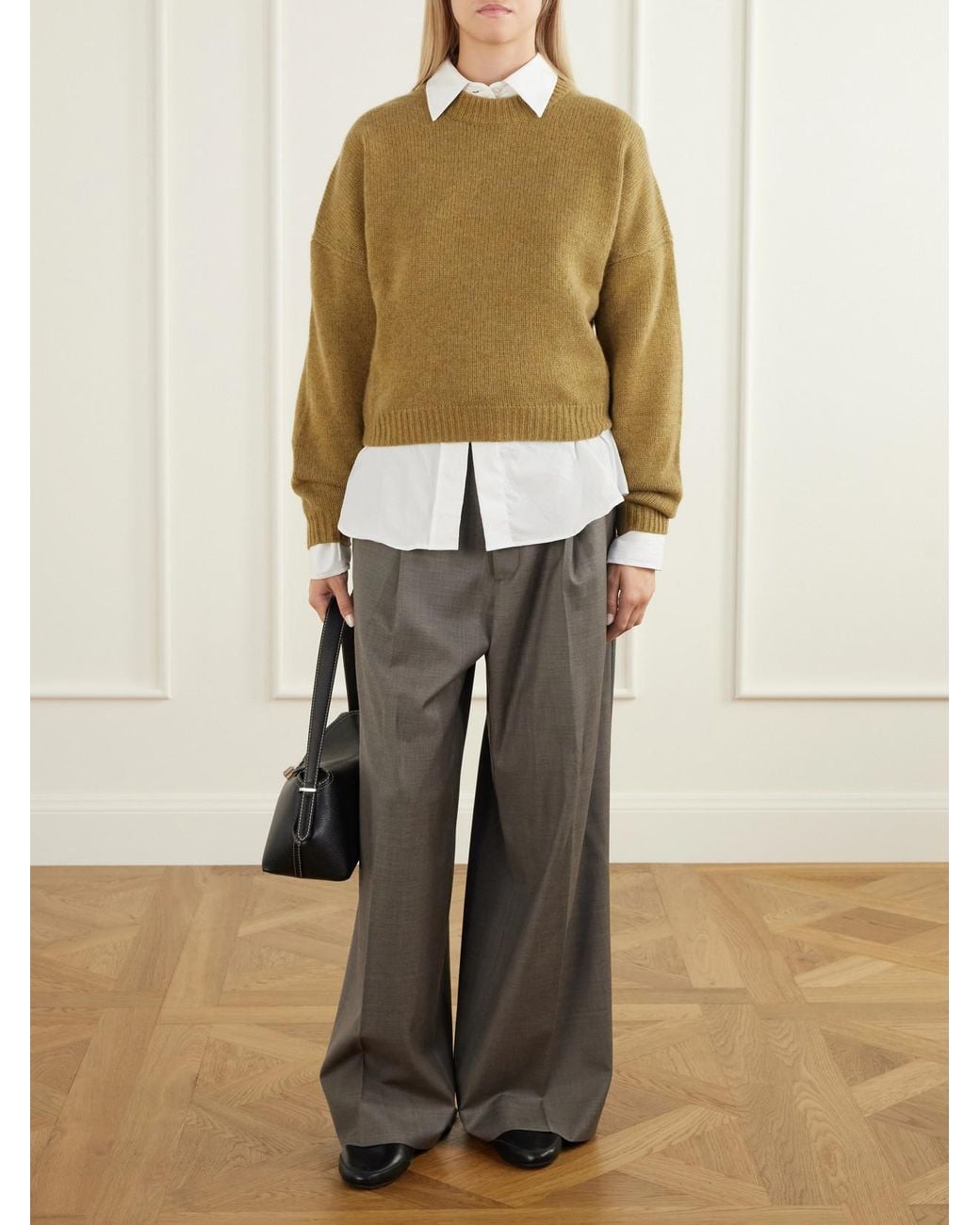 LeKasha Natural Anong Cashmere Sweater