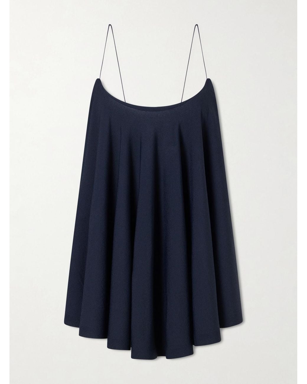 Jacquemus Blue Le Haut Voile Open-Back Jersey Top