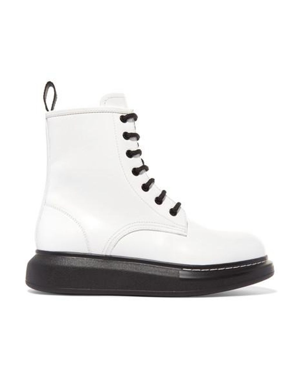 alexander mcqueen white boots