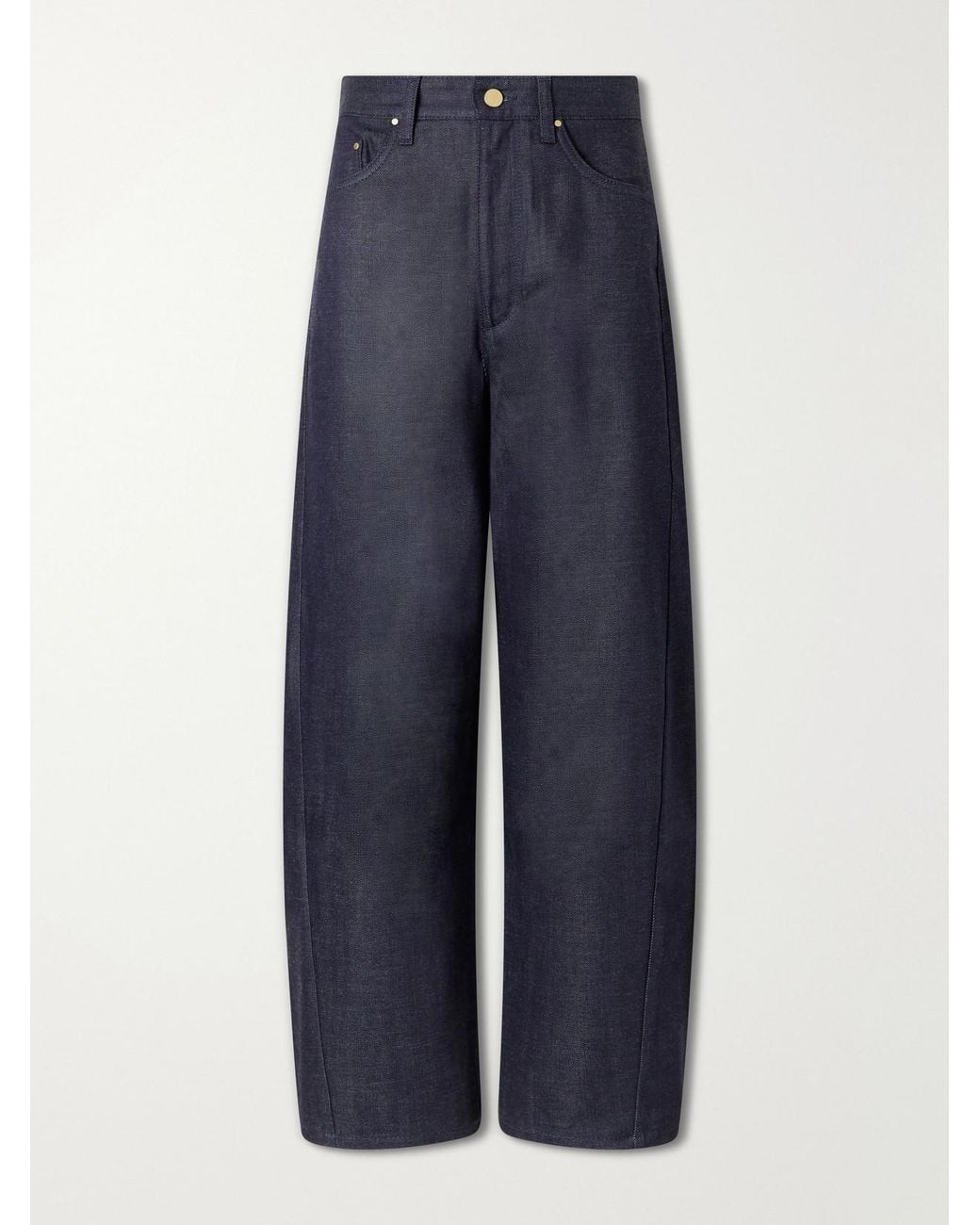 Maria McManus Blue Crescent Wide-Leg Jeans