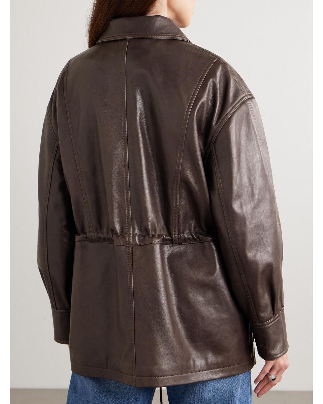 Arma Brown Maeve Leather Jacket