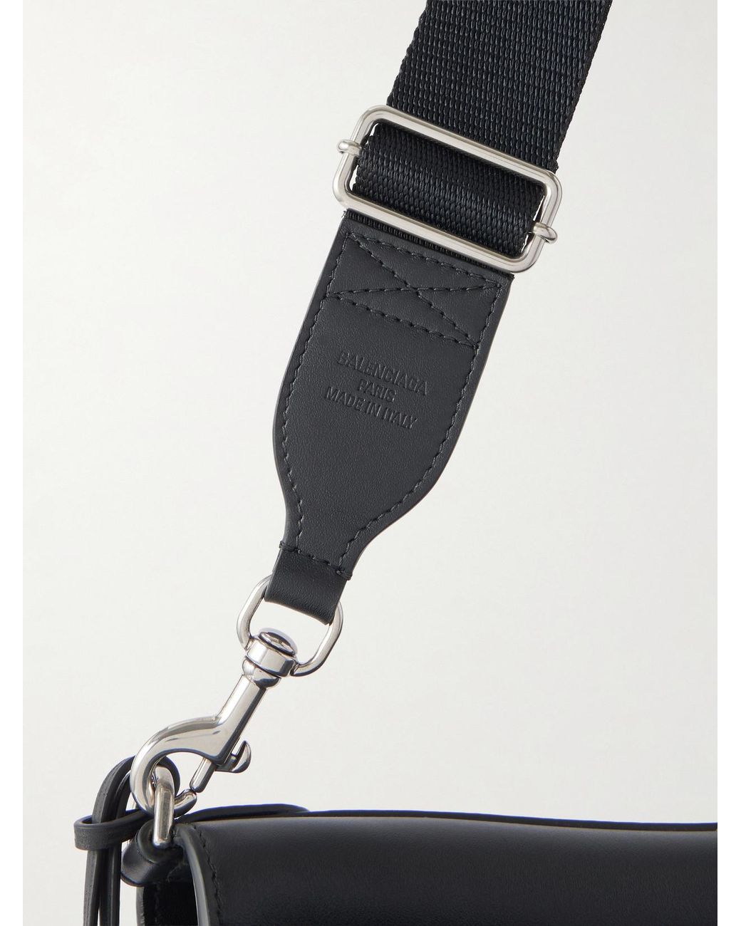 Balenciaga Black Rodeo Medium Leather Shoulder Bag