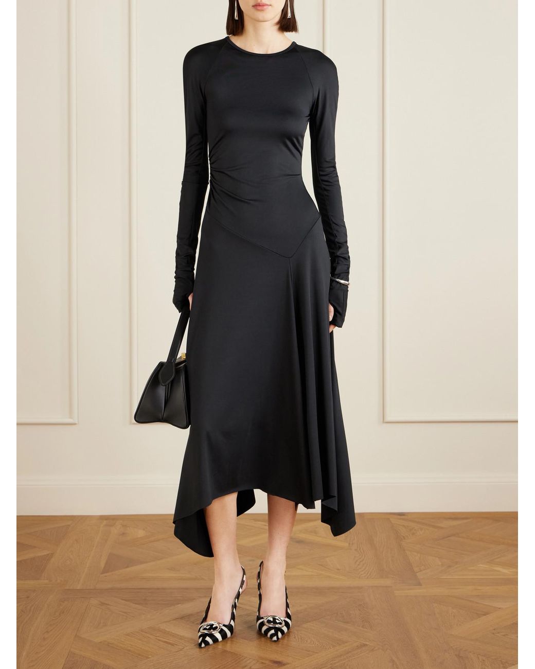 Ferragamo Natural Sara Embellished Zebra-Print Calf Hair Slingback Pumps