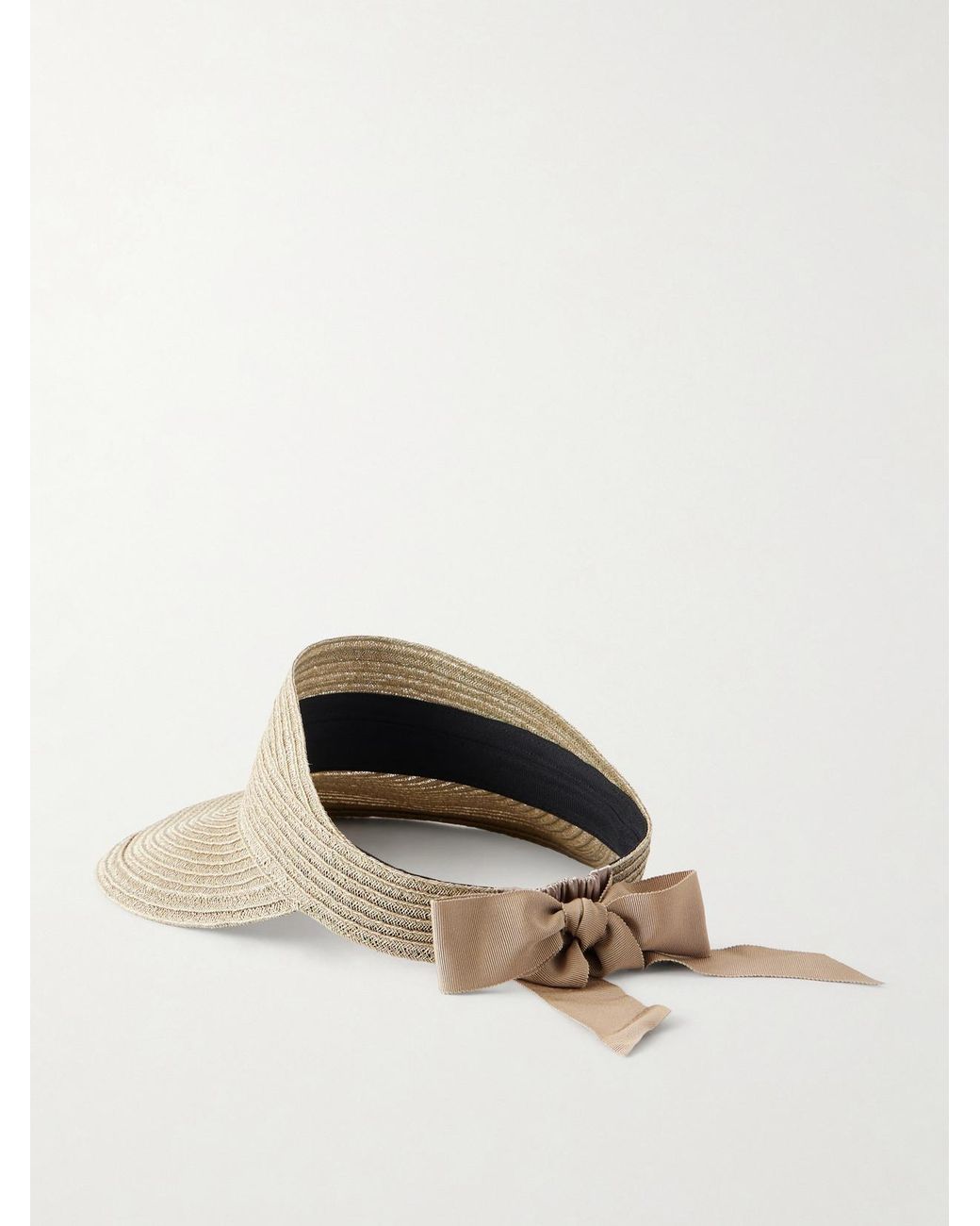 Eugenia Kim Natural Ricky Hemp And Cotton-Blend Visor