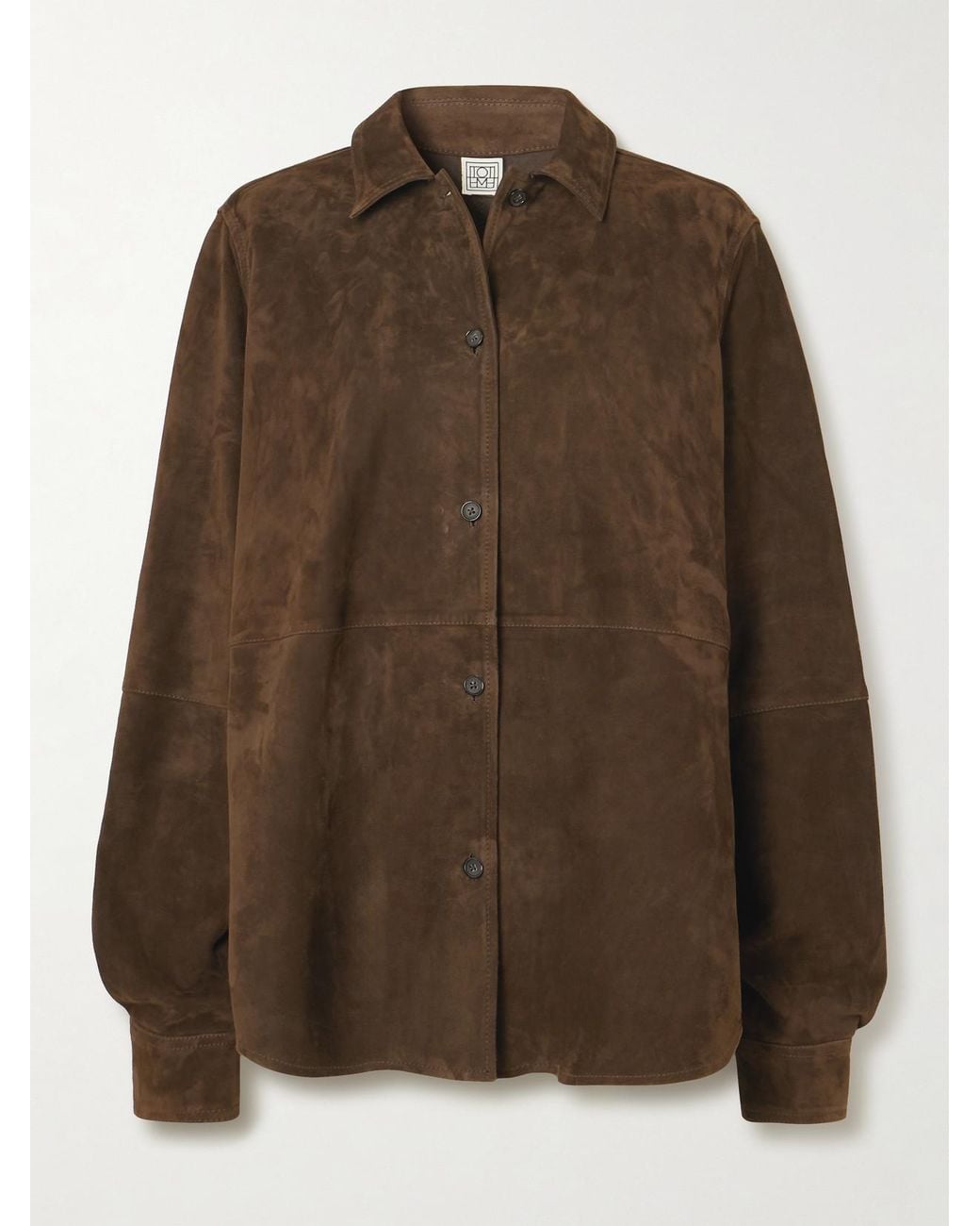 Totême Brown Suede Jacket