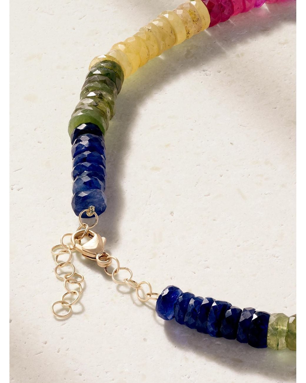 JIA JIA Natural Aurora 14-Karat Sapphire Necklace
