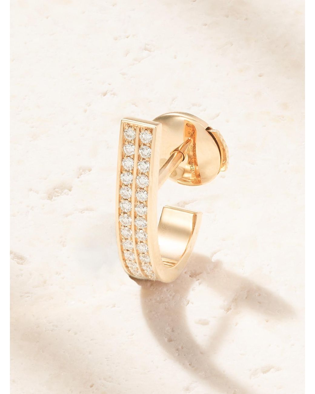 Repossi Natural Berbere 18-Karat Rose- Diamond Single Earring