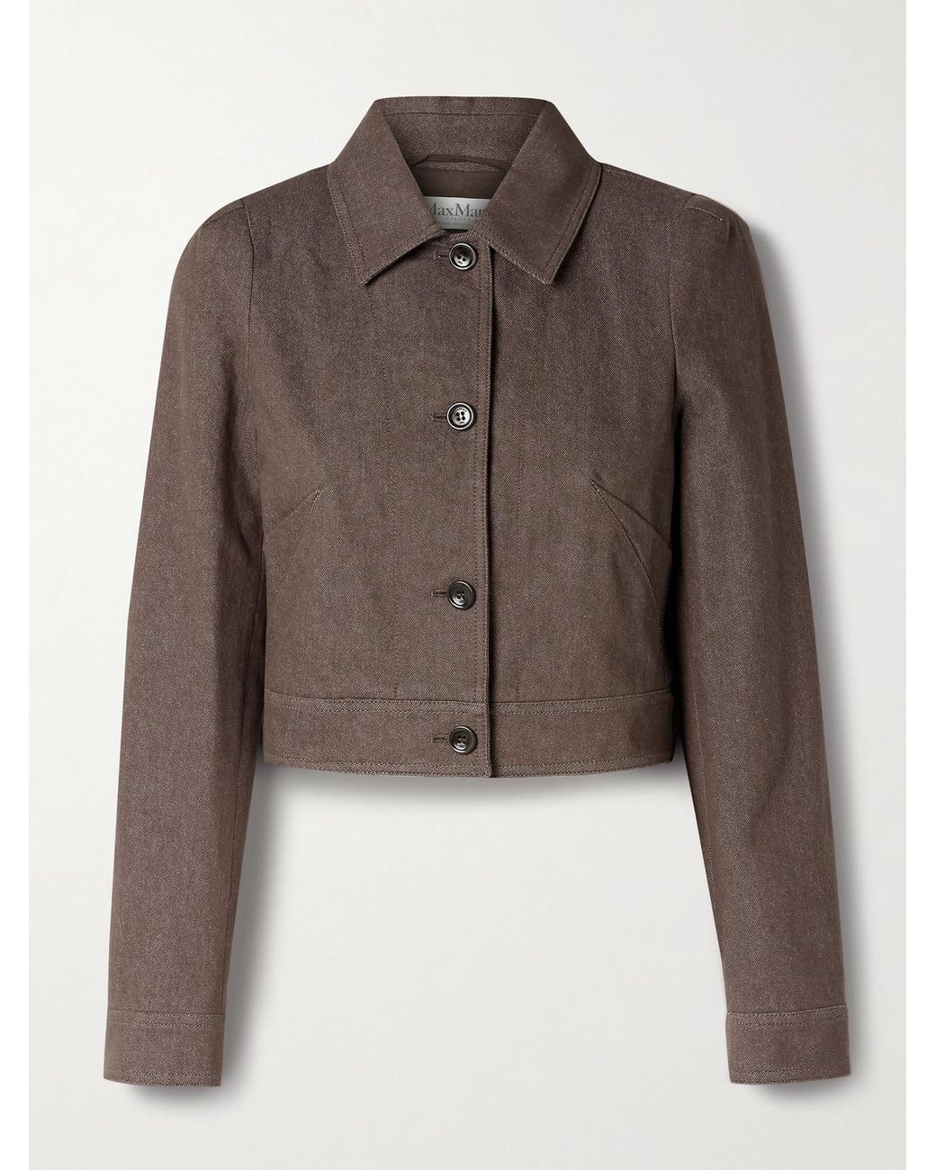 【関税＆送料込み】Max Mara Cropped Denim Jacket Cropped denim jacket, navy | Weekend Max Mara