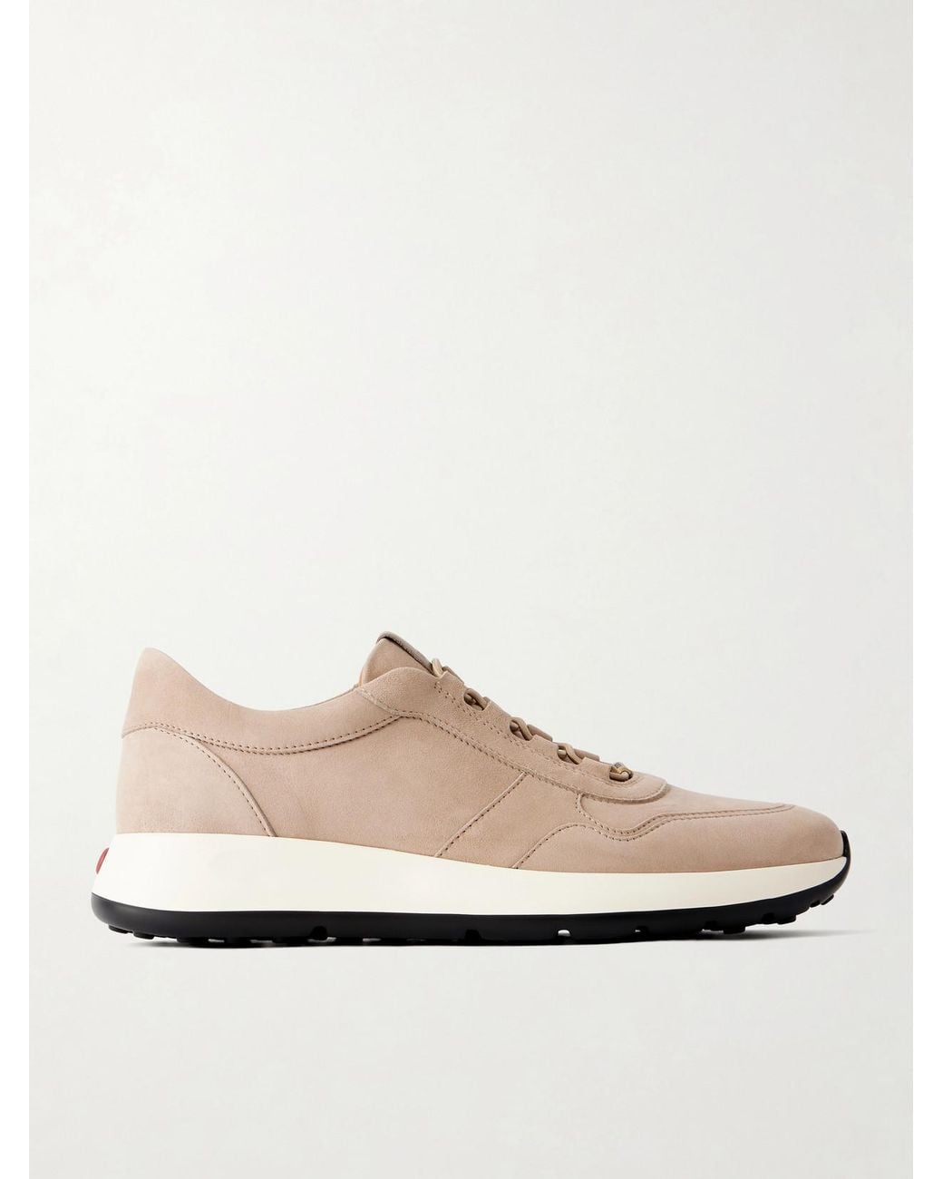 Tod's White Dot Nubuck Sneakers