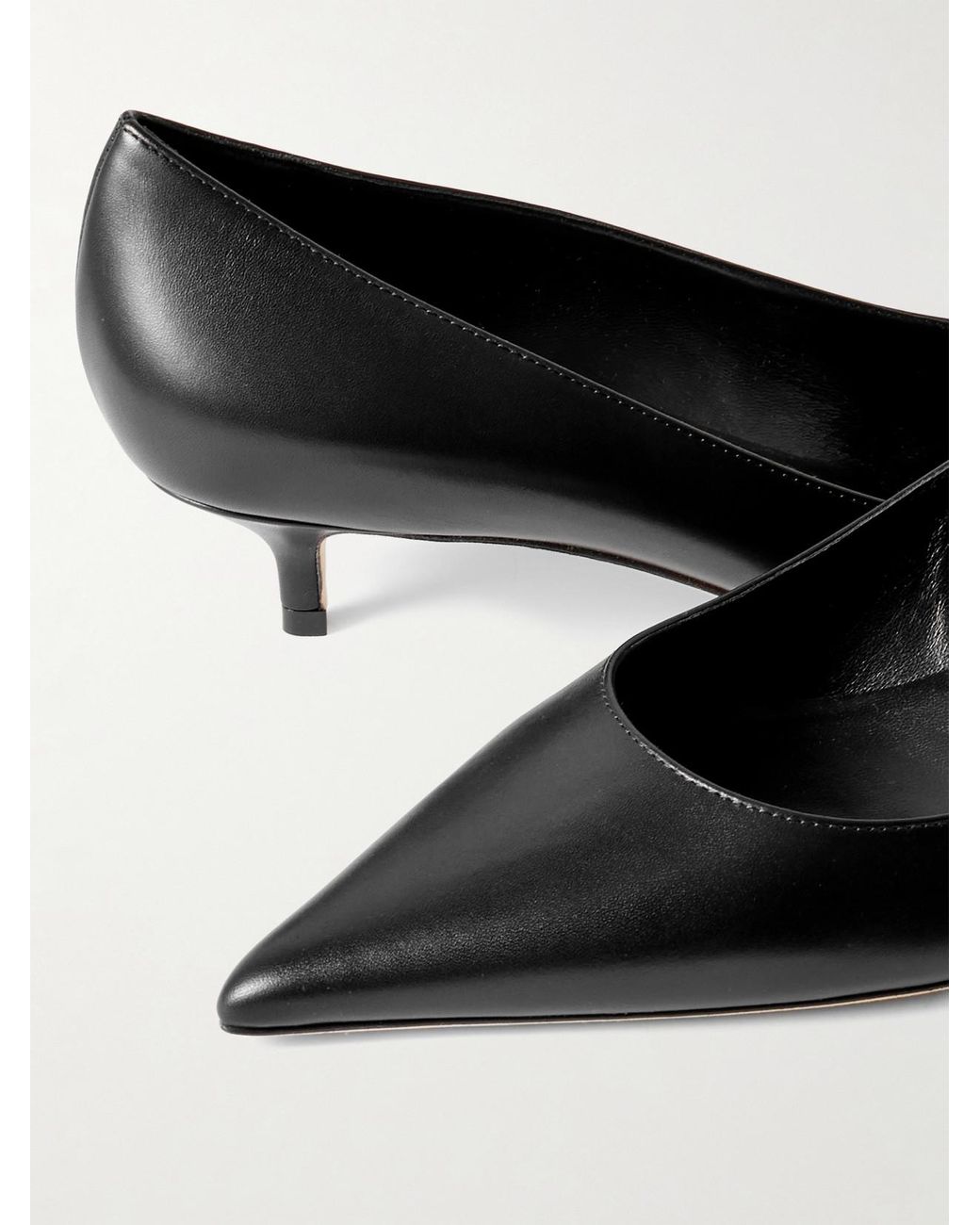 Jimmy Choo Black Amelia 30 Leather Pumps