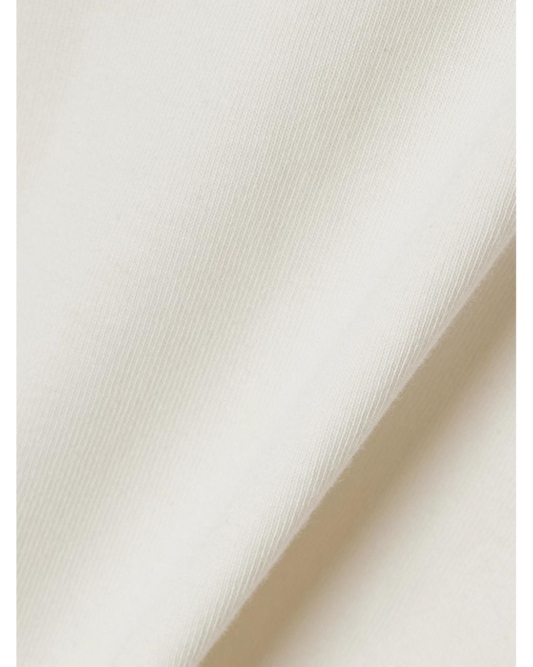 RÙADH White The Orbital Organic Cotton-Jersey Turtleneck T-Shirt